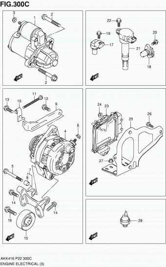 SX4/S-Cross AKK416 AKK416 (E02,E22)