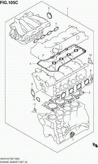 SX4/S-Cross AKK416 AKK416 (E02,E22)