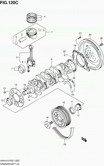 SX4/S-Cross AKK416 AKK416 (E02,E22)