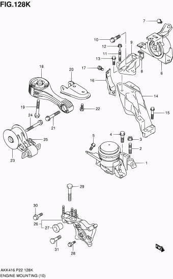 SX4/S-Cross AKK416D AKK416D (E02,E22)