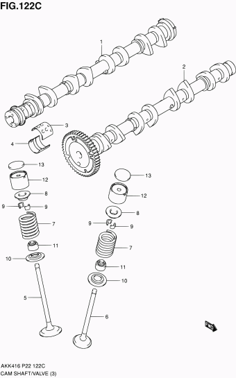 SX4/S-Cross AKK416 AKK416 (E02,E22)