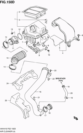SX4/S-Cross AKK416D AKK416D (E02,E22)