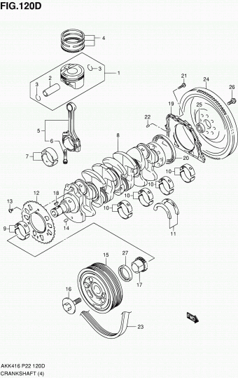 SX4/S-Cross AKK416 AKK416 (E02,E22)