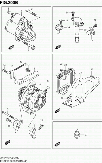 SX4/S-Cross AKK416 AKK416 (E02,E22)