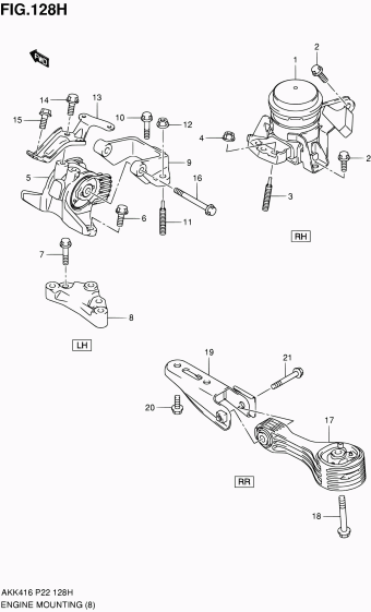 SX4/S-Cross AKK416 AKK416 (E02,E22)