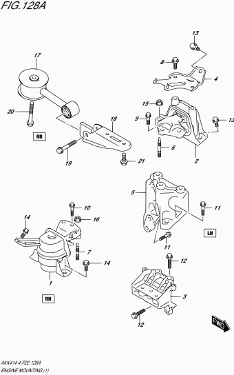 SX4/S-Cross AKK310-4 AKK310-4 (E02,E22)