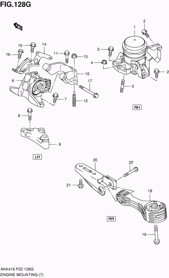 SX4/S-Cross AKK416 AKK416 (E02,E22)