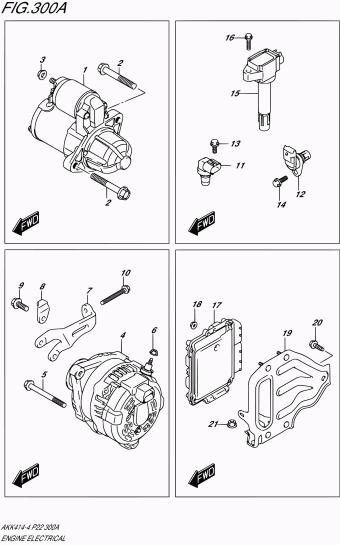 SX4/S-Cross AKK414 AKK414-4 (E02,E22)