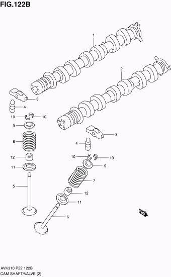 Alto - A-Star/Celerio/800/Fronte/Cultus AVK310 AVK310 (P02,P22)