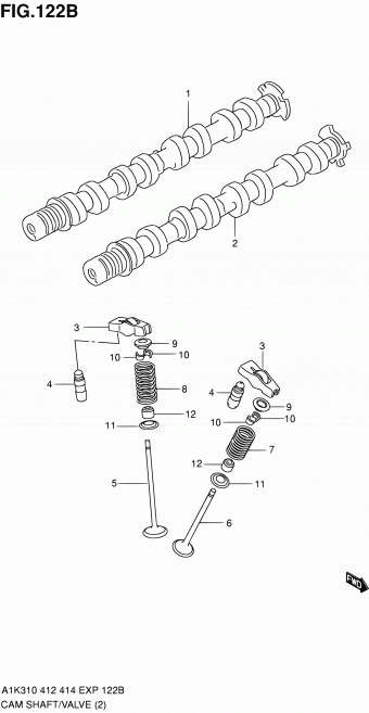 Baleno/Esteem A1K412 A1K412 (E02,E22)