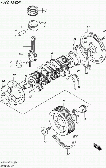 Baleno/Esteem A1M414 A1M414 (E48,E85,E96)