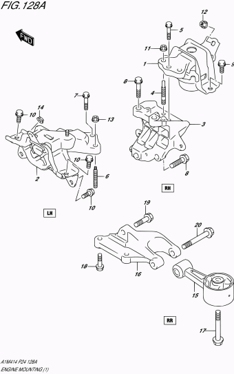 Baleno/Esteem A1M310 A1M310 (E06,E24,E32,E43)