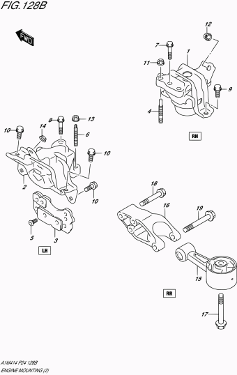 Baleno/Esteem A1M414 A1M414 (E06,E24,E32)