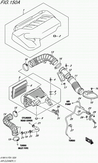 Baleno/Esteem A1M310 A1M310 (E06,E24,E32,E43)