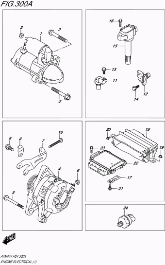 Baleno/Esteem A1M310 A1M310 (E06,E24,E32,E43)