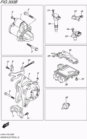 Baleno/Esteem A1M414 A1M414 (E06,E24,E32)