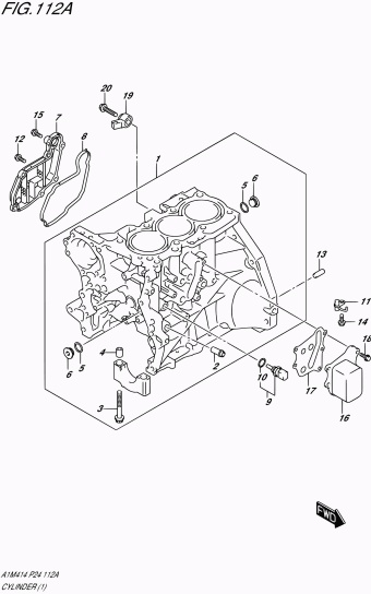 Baleno/Esteem A1M310 A1M310 (E06,E24,E32,E43)