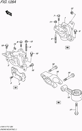 Baleno/Esteem A1M414 A1M414 (E48,E85,E96)