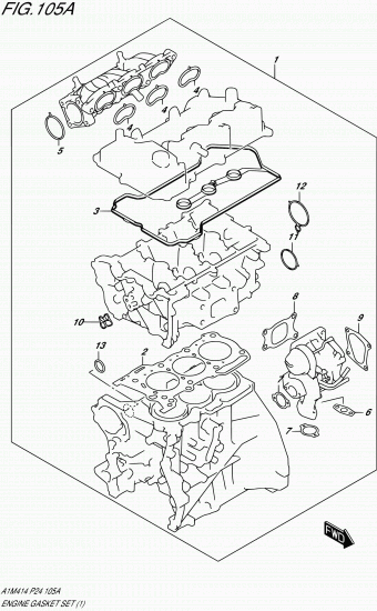 Baleno/Esteem A1M310 A1M310 (E06,E24,E32,E43)