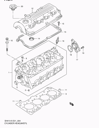 Alto - A-Star/Celerio/800/Fronte/Cultus SH410 SH410-5 (Maruti)