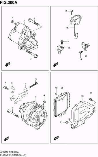 SX4/S-Cross AKK414 AKK414-2 (E24,E90,E38,E54)