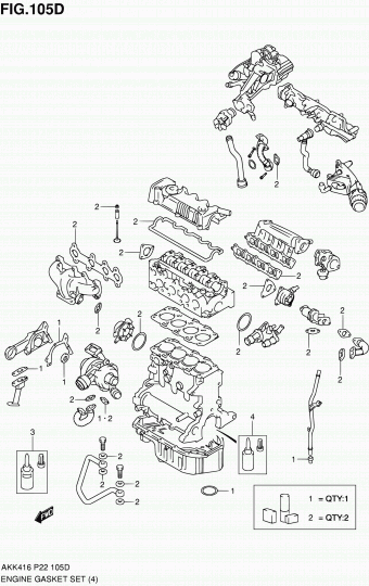 SX4/S-Cross AKK416D AKK416D (E02,E22)