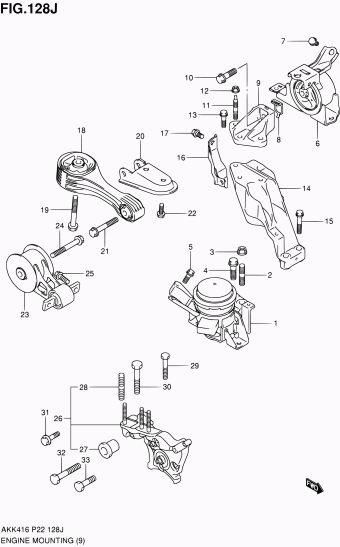 SX4/S-Cross AKK416D AKK416D (E02,E22)