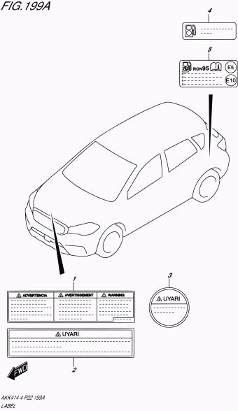 SX4/S-Cross AKK414 AKK414-4 (E02,E22)