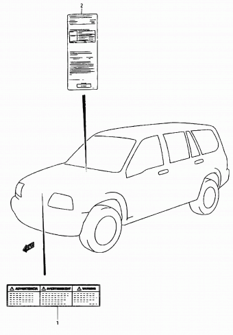 Grand Vitara XL-7 JA627 JA627W (MY 2001)