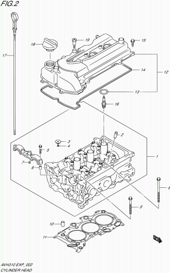 Alto - A-Star/Celerio/800/Fronte/Cultus AVH310 AVH310 (P96)