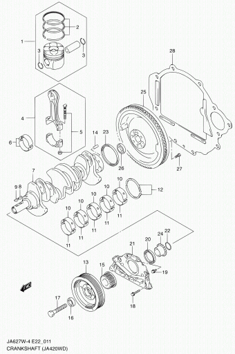 Grand Vitara XL-7 JA420 JA420WD-4