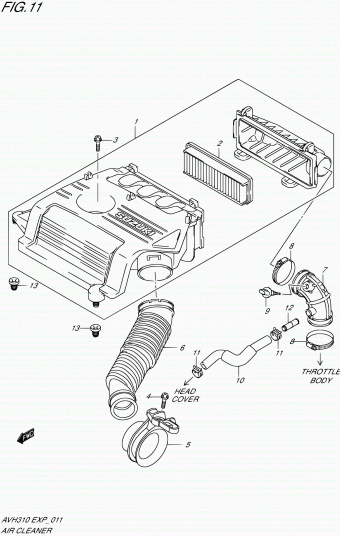 Alto - A-Star/Celerio/800/Fronte/Cultus AVH310 AVH310 (P96)