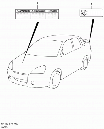 Aerio RH423 RH423 (E71:MY 2006)