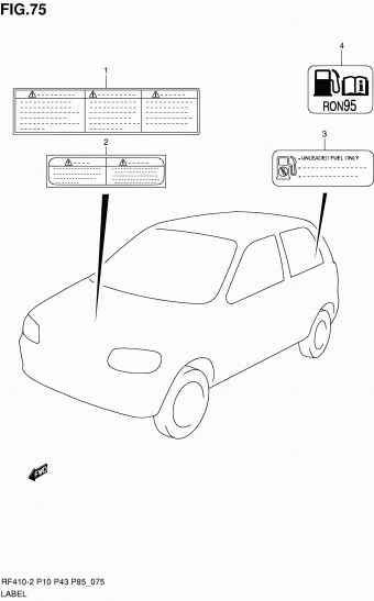 Alto - A-Star/Celerio/800/Fronte/Cultus RF308 RF308-2