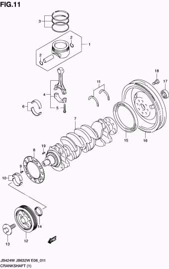 Grand Vitara JB424 JB424W-4 (E06)