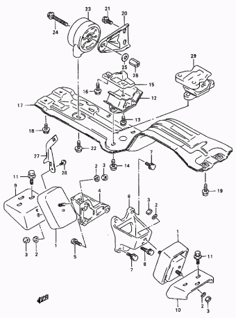 Vitara/Sidekick SE416 SE416 (E03,E28,E33,E60:MY 1996)
