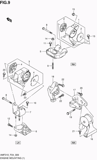 Alto - A-Star/Celerio/800/Fronte/Cultus AMF310 AMF310-2 (E10)