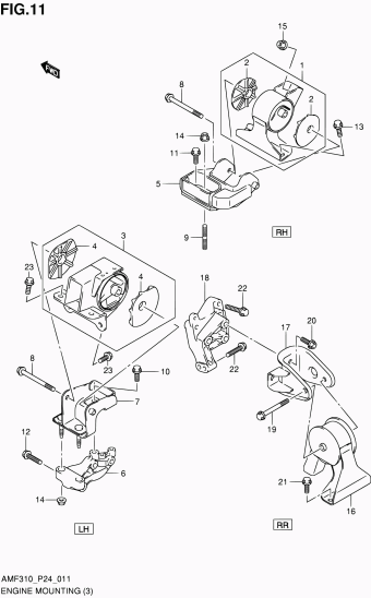 Alto - A-Star/Celerio/800/Fronte/Cultus AMF310 AMF310-2 (E10)