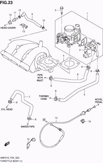 Alto - A-Star/Celerio/800/Fronte/Cultus AMF310 AMF310-2 (E10)