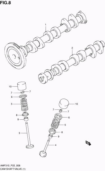 Alto - A-Star/Celerio/800/Fronte/Cultus AMF310 AMF310 (E02,E22)