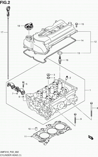 Alto - A-Star/Celerio/800/Fronte/Cultus AMF310 AMF310 (E02,E22)