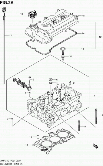 Alto - A-Star/Celerio/800/Fronte/Cultus AMF310 AMF310-2 (E02,E22)