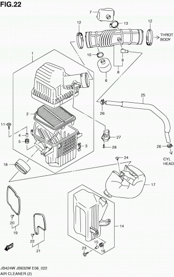 Grand Vitara JB632 JB632W-4 (E06)
