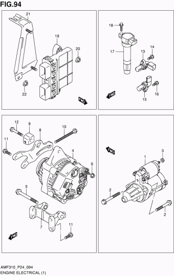 Alto - A-Star/Celerio/800/Fronte/Cultus AMF310 AMF310 (E10,E43,E85)