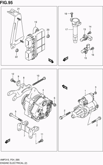 Alto - A-Star/Celerio/800/Fronte/Cultus AMF310 AMF310-2 (E10)