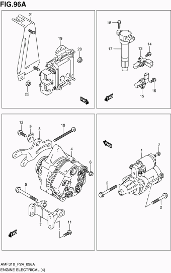 Alto - A-Star/Celerio/800/Fronte/Cultus AMF310 AMF310-3 (E38)