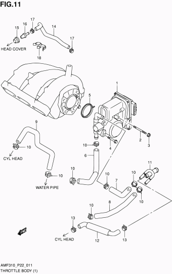 Alto - A-Star/Celerio/800/Fronte/Cultus AMF310 AMF310 (E02,E22)