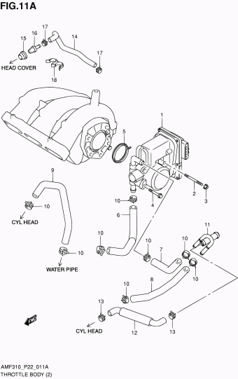 Alto - A-Star/Celerio/800/Fronte/Cultus AMF310 AMF310-2 (E02,E22)