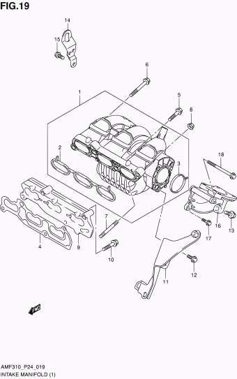 Alto - A-Star/Celerio/800/Fronte/Cultus AMF310 AMF310-2 (E10)