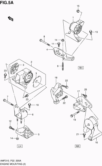 Alto - A-Star/Celerio/800/Fronte/Cultus AMF310 AMF310-2 (E02,E22)